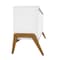 Manhattan Comfort Mid-Century Modern Gales 63.32 Sideboard with Solid Wood Legs in Matte White SB-62722-WH - alternate 9